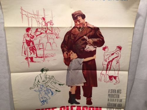 Original 1962 "Gigot" Jackie Gleason One Sheet Movie Poster 27x41   - TvMovieCards.com