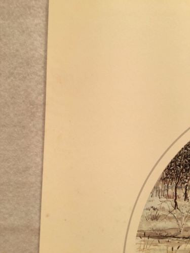 James Milton Smith "Sleigh Ride" Signed Lithograph Print 616/750   - TvMovieCards.com