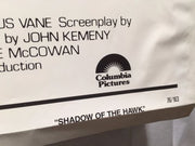 Original 1976 "Shadow of the Hawk" 1 Sheet Movie Poster 27"x 41"   - TvMovieCards.com