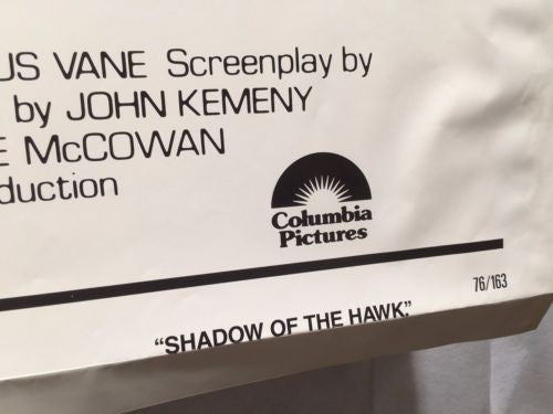 Original 1976 "Shadow of the Hawk" 1 Sheet Movie Poster 27"x 41"   - TvMovieCards.com