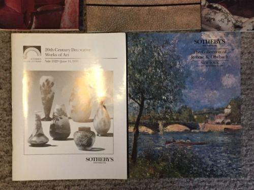 (5) Sotheby's Auction Catalog Lot Applied Decorative Arts European Foundation   - TvMovieCards.com