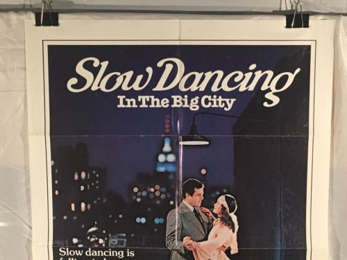 Original 1978 "Slow Dancing in the Big City" 1 Sheet Movie Poster 27"x 41"   - TvMovieCards.com