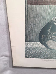 Vintage Western Lithograph Print "Daydream" Signed Numbered 114/350 40" X 28"   - TvMovieCards.com