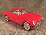 New Toy MF-316 China 1:18 Red 1953 CHEVROLET CORVETTE Coupe Tin Friction   - TvMovieCards.com