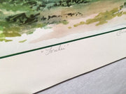 Miriam Ecker "Lorelei" Girl and Panther Signed Numbered 288/300 Lithograph Print   - TvMovieCards.com