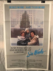 Original 1982 "Six Weeks" 1 Sheet Movie Poster 27x 41" Mary Tyler Moore Drama   - TvMovieCards.com