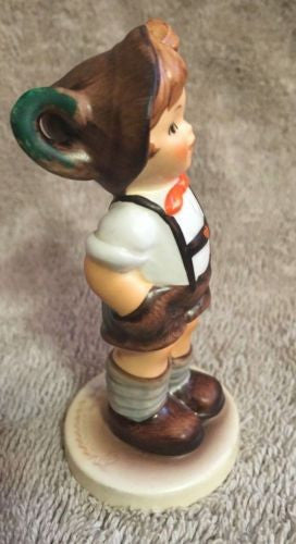 Goebel Hummel Figurine TMK7 630 "For Keeps" Hummel Club 3.5"   - TvMovieCards.com
