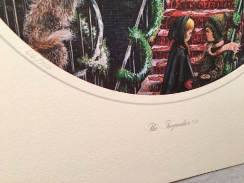James Milton Smith "The Toymaker" Signed Lithograph Print 616/750   - TvMovieCards.com