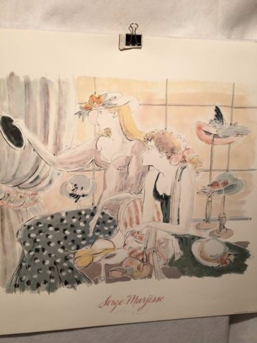 Boutique De Modista - Serge Marjisse - Lithograph Art Print Poster 30 x 25.5   - TvMovieCards.com