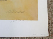 Original Robert White "Labrador Tea" Lithograph Print Hand Signed   - TvMovieCards.com