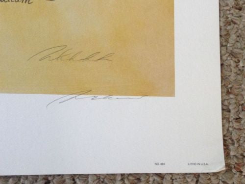 Original Robert White "Labrador Tea" Lithograph Print Hand Signed   - TvMovieCards.com