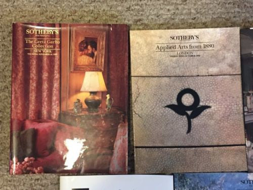 (5) Sotheby's Auction Catalog Lot Applied Decorative Arts European Foundation   - TvMovieCards.com