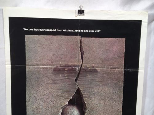 1979 Clint Eastwood - Escape from Alcatraz One Sheet Movie Poster 27x41   - TvMovieCards.com