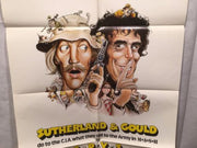 Original 1974 "SPYS" 1 Sheet Movie Poster 27"x 41" Sutherland & Gould   - TvMovieCards.com
