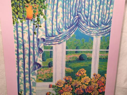 Ron Marlett - Summer Window - Pop Impressionism Art Print Poster 30" x 24"   - TvMovieCards.com