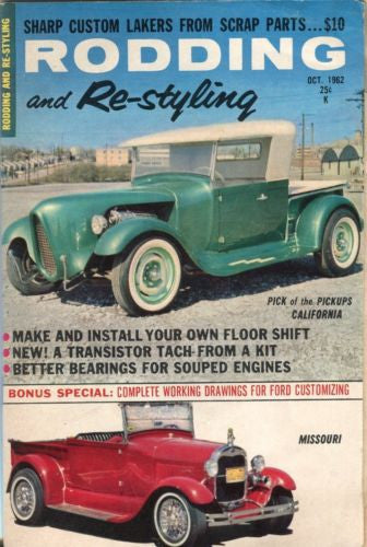Rodding and Re-Styling October 1962 Digest Magazine Pickups California   - TvMovieCards.com