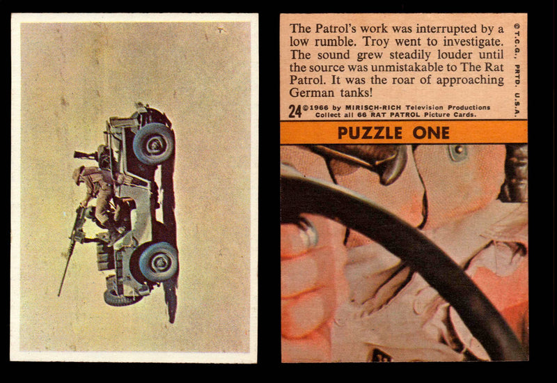 Rat Patrol 1966 Topps Vintage Card You Pick Singles #1-66 #24  - TvMovieCards.com