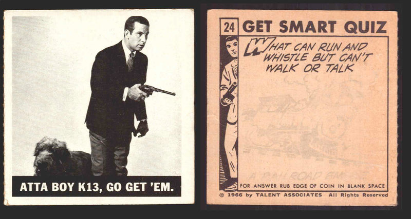 1966 Get Smart Topps Vintage Trading Cards You Pick Singles #1-66 #24  - TvMovieCards.com