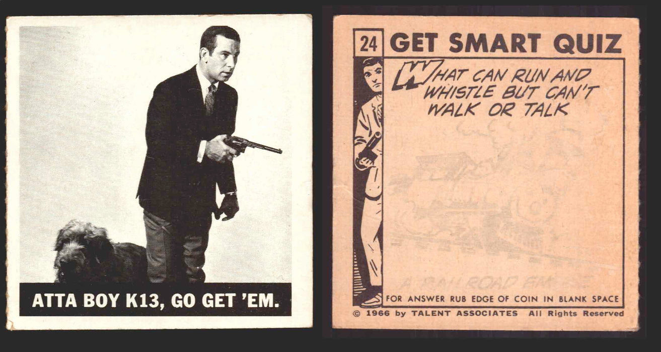 1966 Get Smart Topps Vintage Trading Cards You Pick Singles #1-66 #24  - TvMovieCards.com