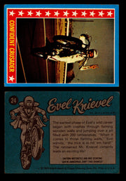 Evel Knievel Topps 1974 Vintage Trading Cards You Pick Singles #1-60 #24  - TvMovieCards.com