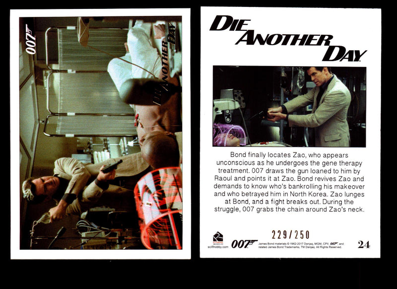 James Bond Archives 2017 Final Edition Die Another Day Gold Parallel Card Single #24  - TvMovieCards.com