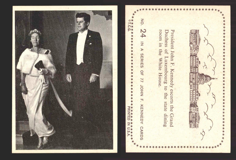1964 The Story of John F. Kennedy JFK Topps Trading Card You Pick Singles #1-77 #24  - TvMovieCards.com