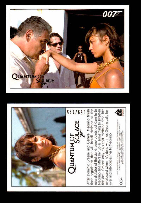James Bond Archives Quantum of Solace Gold Parallel You Pick Single Cards #1-90 #24  - TvMovieCards.com