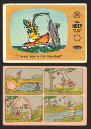 1960 Casper The Ghost Fleer Vintage Trading Card You Pick Singles #1-#66 24   "I never saw a fish like that!"  - TvMovieCards.com