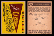 1959 Topps Football Trading Card You Pick Singles #1-#176 VG/EX #	24	Chicago Cardinals Pennant Card  - TvMovieCards.com