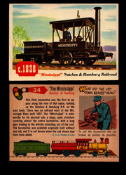 Rails And Sails 1955 Topps Vintage Card You Pick Singles #1-190 #24 The Mississippi  - TvMovieCards.com