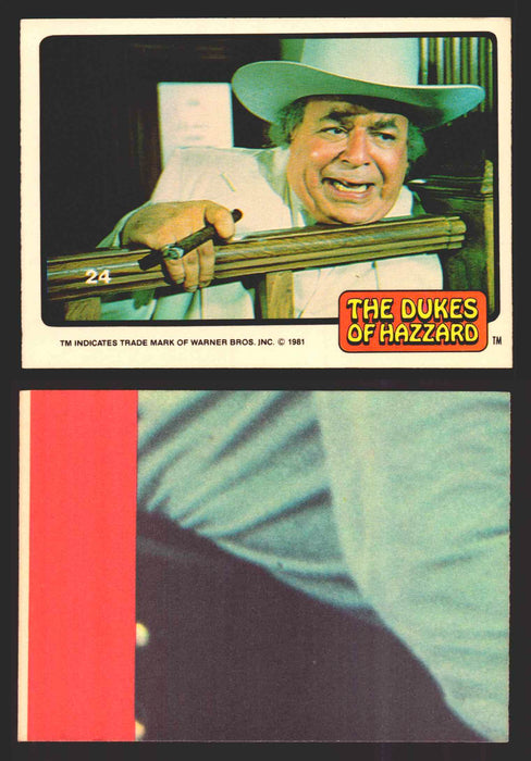 1981 Dukes of Hazzard Sticker Trading Cards You Pick Singles #1-#66 Donruss 24   Boss Hog  - TvMovieCards.com