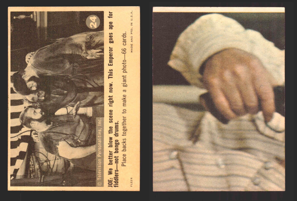1966 Three 3 Stooges Fleer Vintage Trading Cards You Pick Singles #1-66 #24 Creased  - TvMovieCards.com