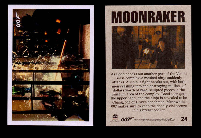 James Bond Archives Spectre Moonraker Movie Throwback U Pick Single Cards #1-61 #24  - TvMovieCards.com