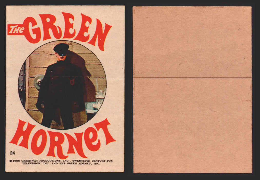 1966 Green Hornet Stickers Topps Vintage Trading Card You Pick Singles #1-44 #	24  - TvMovieCards.com