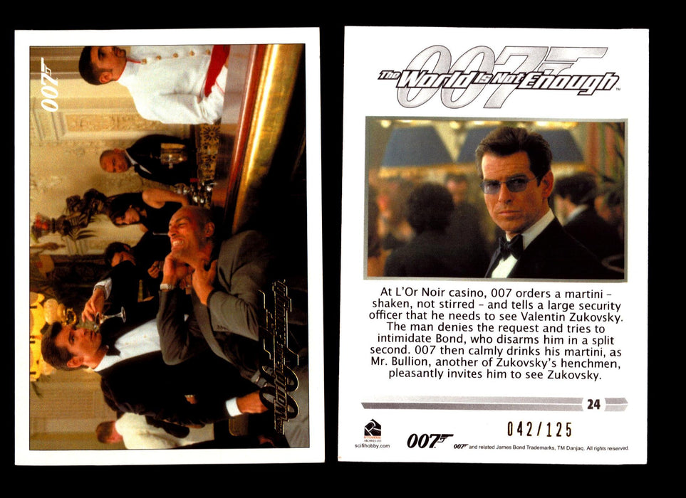 James Bond Classics 2016 World is Not Enough Gold Foil Parallel Card You Pick Nu #24  - TvMovieCards.com