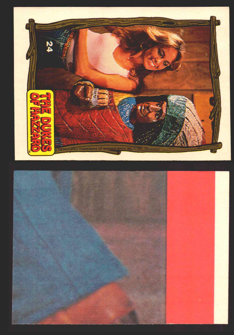 1983 Dukes of Hazzard Vintage Trading Cards You Pick Singles #1-#44 Donruss 24B   Daisy and a wooden indian  - TvMovieCards.com