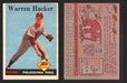 1958 Topps Baseball Trading Card You Pick Single Cards #1 - 495 EX/NM #	251	Warren Hacker  - TvMovieCards.com