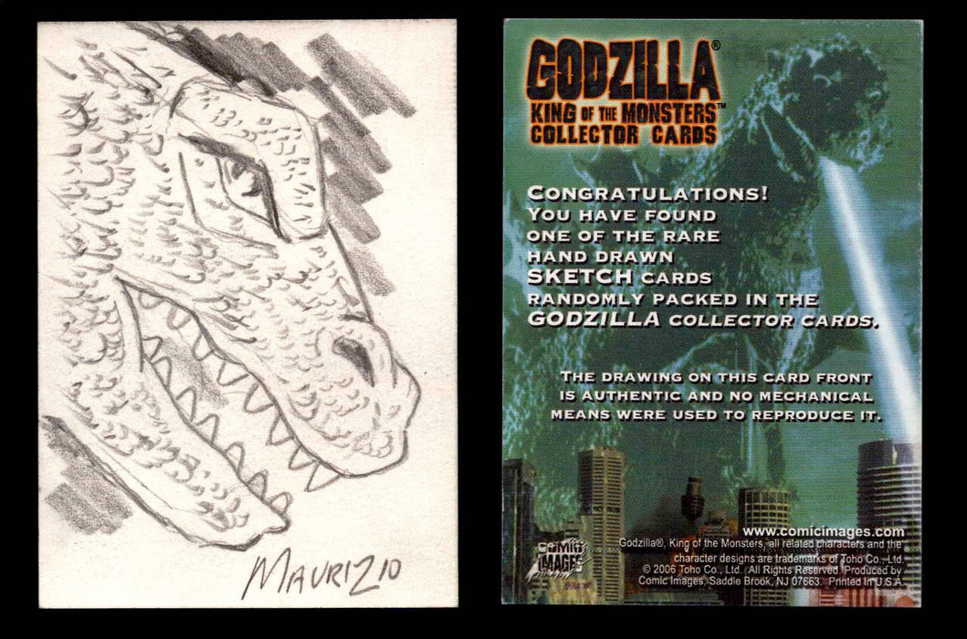 GODZILLA: KING OF THE MONSTERS Artist Sketch Trading Card You Pick Singles #25 Godzilla by Maurizio  - TvMovieCards.com