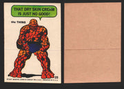 1967 Philadelphia Gum Marvel Super Hero Stickers Vintage You Pick Singles #1-55 25   The Thing - That dry skin cream is just no good!  - TvMovieCards.com