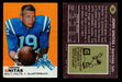 1969 Topps Football Trading Card You Pick Singles #1-#263 G/VG/EX #	25	Johnny Unitas (HOF)  - TvMovieCards.com