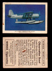 1940 Modern American Airplanes Series 1 Vintage Trading Cards Pick Singles #1-50 25 U.S. Navy Observation Scout (Vought-Sikorsky OS2U-1)  - TvMovieCards.com