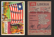 1956 Flags of the World Vintage Trading Cards You Pick Singles #1-#80 Topps 25	Liberia  - TvMovieCards.com