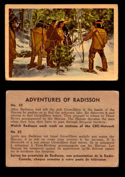 1957 Adventures of Radisson (Tomahawk) TV Vintage Card You Pick Singles #1-50 #25  - TvMovieCards.com