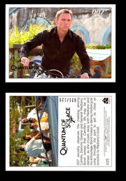 James Bond Archives Quantum of Solace Gold Parallel You Pick Single Cards #1-90 #25  - TvMovieCards.com