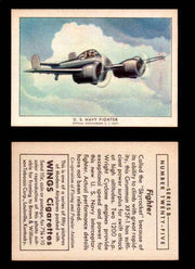 1941 Modern American Airplanes Series B Vintage Trading Cards Pick Singles #1-50 25	 	U.S. Navy Fighter  - TvMovieCards.com