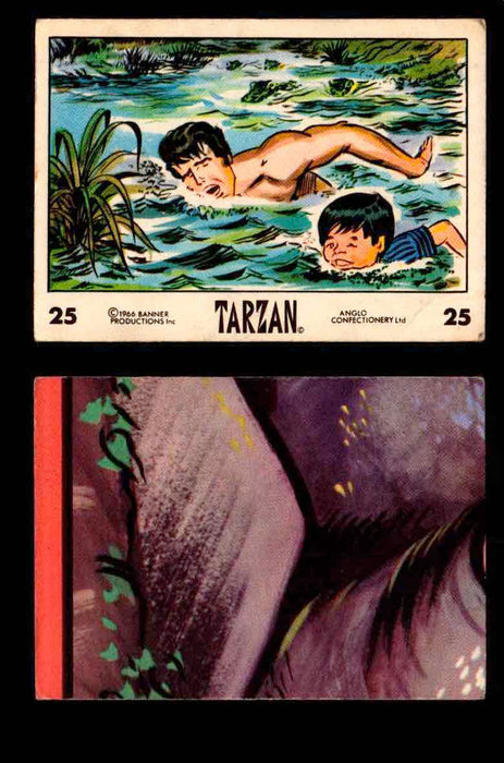 1966 Tarzan Banner Productions Vintage Trading Cards You Pick Singles #1-66 #25  - TvMovieCards.com