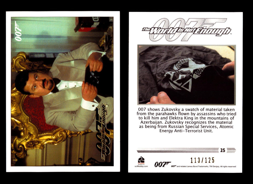 James Bond Classics 2016 World is Not Enough Gold Foil Parallel Card You Pick Nu #25  - TvMovieCards.com