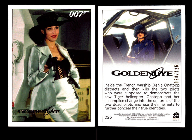 James Bond Archives 2015 Goldeneye Gold Parallel Card You Pick Single #1-#102 #25  - TvMovieCards.com