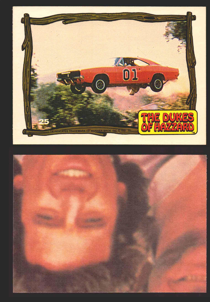 1983 Dukes of Hazzard Vintage Trading Cards You Pick Singles #1-#44 Donruss 25C   General Lee flying through the air  - TvMovieCards.com