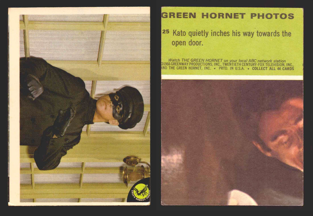1966 Green Hornet Photos Donruss Vintage Trading Cards You Pick Singles #1-44 #	25 (creased)  - TvMovieCards.com